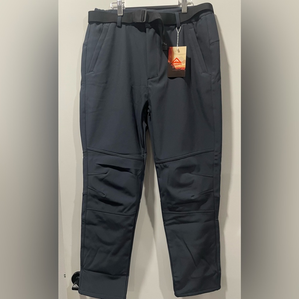 ATLASLAVA Outdoor Shareson Men’s waterproof hiking pants Sz. Medium NWT. Blue.